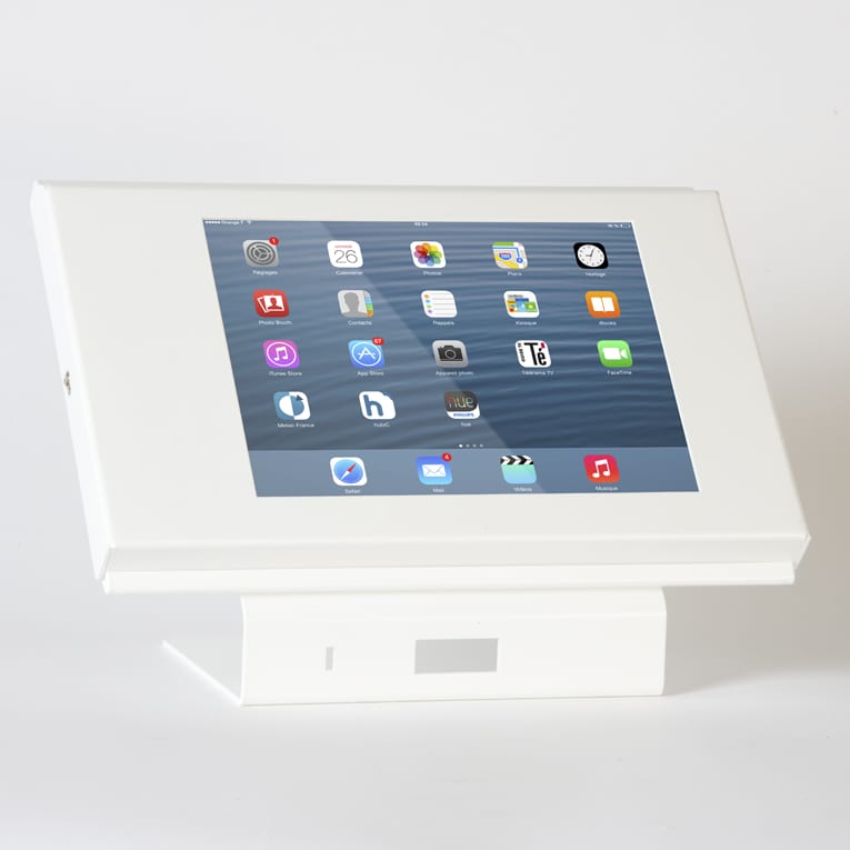 Borne-ipad-comptoir-verrouillee borne iPad comptoir