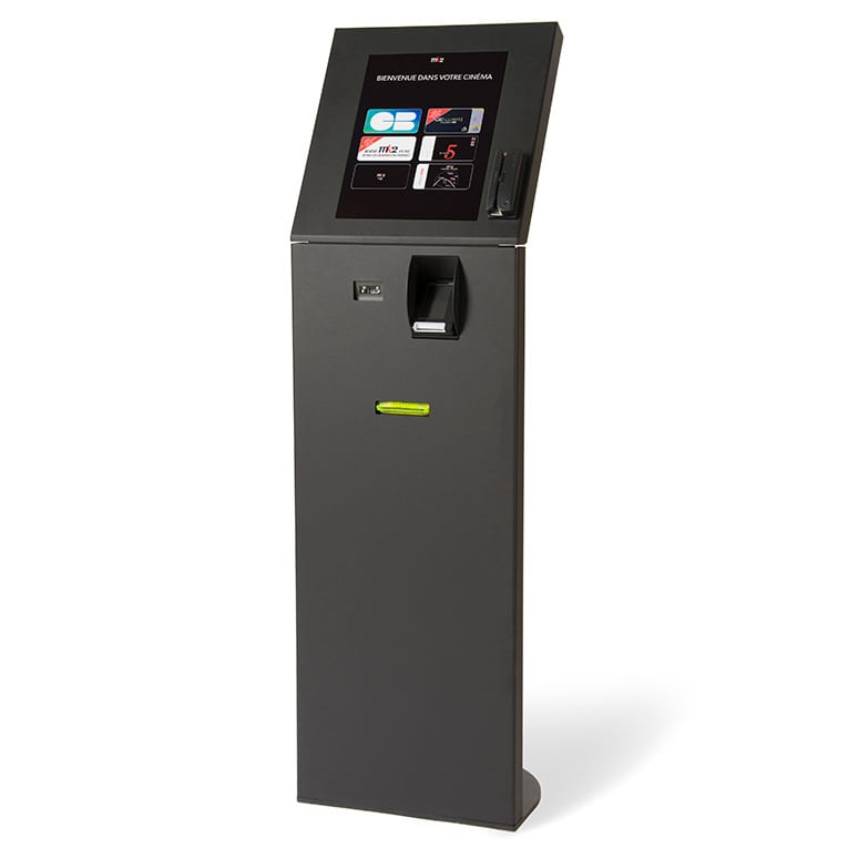 Borne de paiement sur pied
